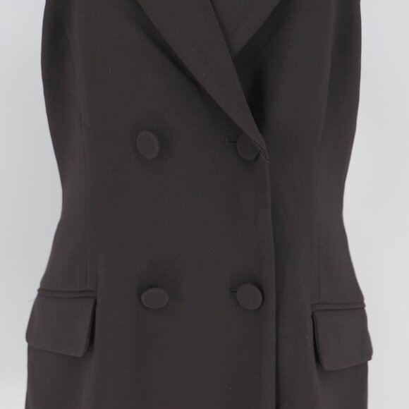 NWT BARDOT Freya Vest Mini Dress in Black Size US 8 - Picture 7 of 10